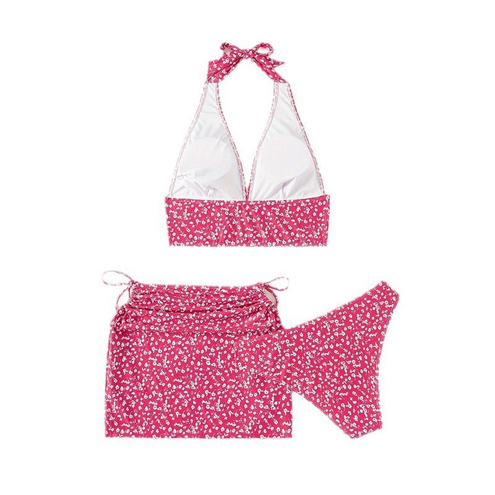 Dame Crop-Top Bikini-Sæt med justerbar Nederdel Stilla