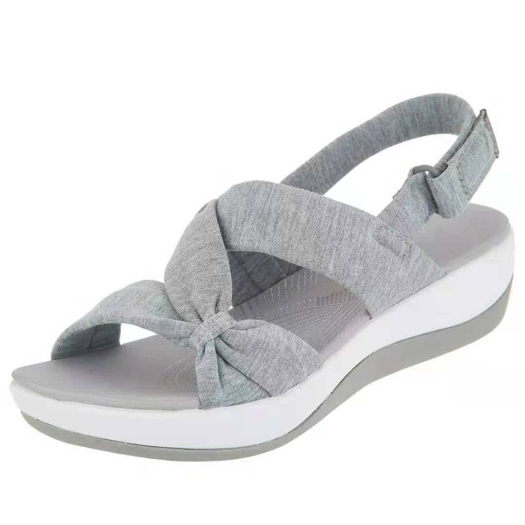 Dame Komfortable Sandaler med moderigtigt knude-design og ergonomisk fodseng Stilla