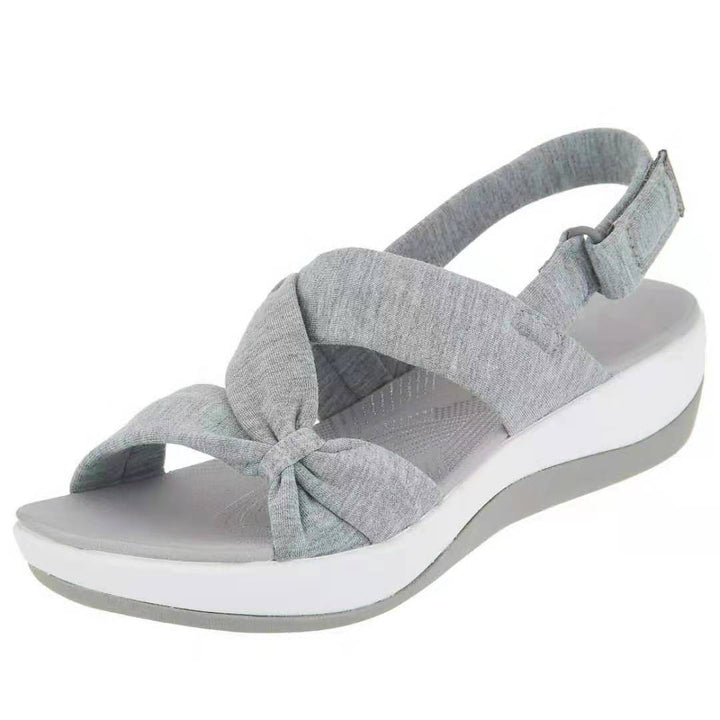 Dame Komfortable Sandaler med moderigtigt knude-design og ergonomisk fodseng Stilla