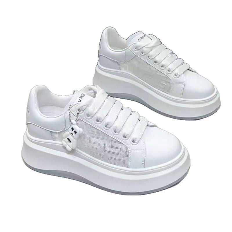 Dame Fashion Sneakers med højt plateau og modige detaljer Stilla
