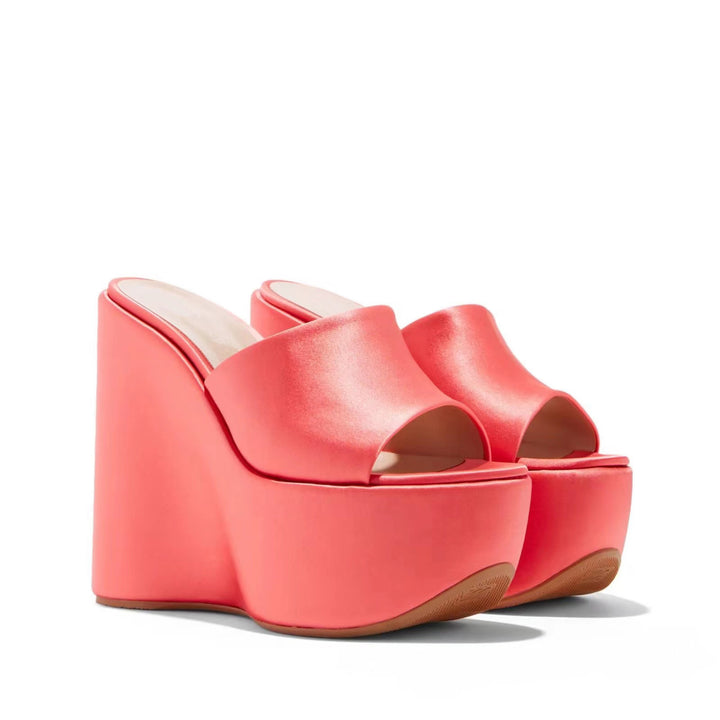 Femme Plattform Slide Muler Stilla