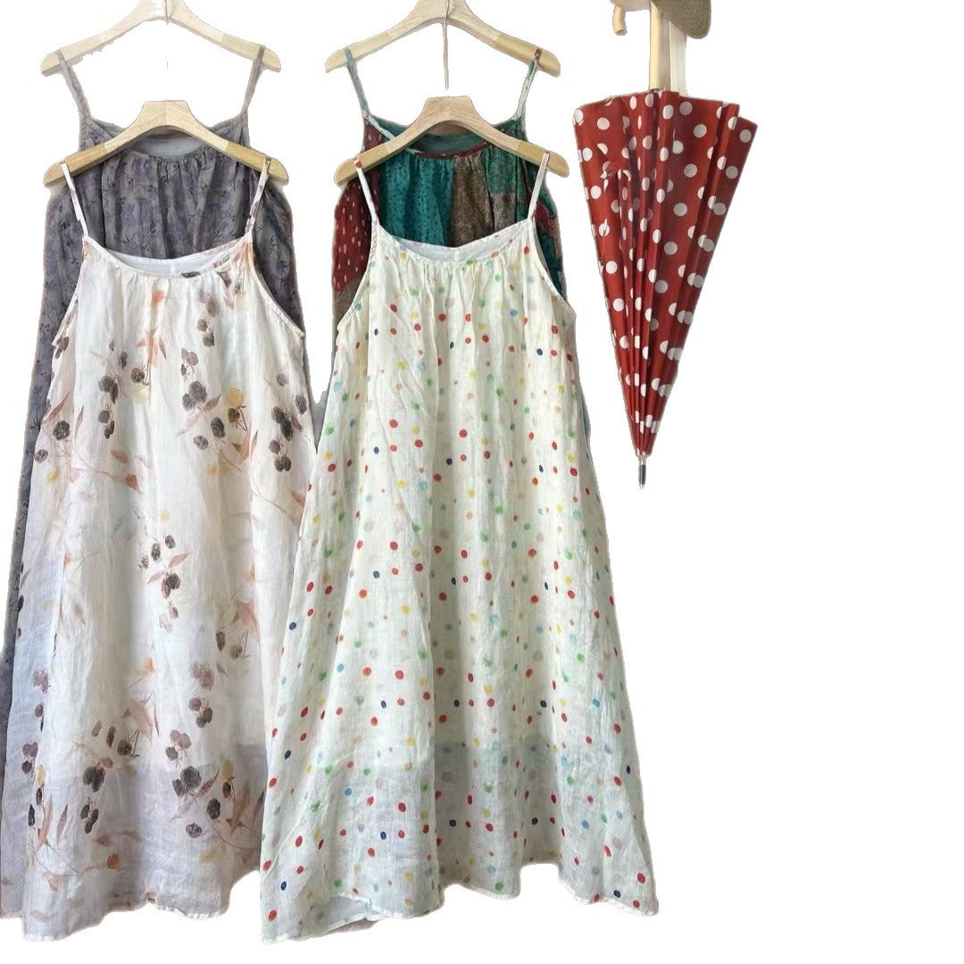 Femme Patchwork Maxi Kjole Stilla