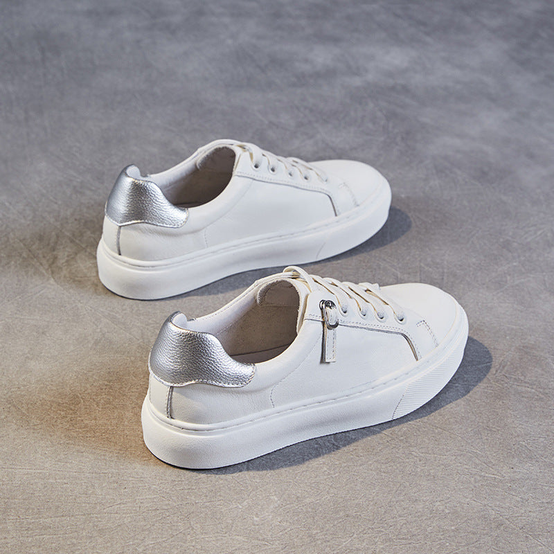 Dame Stilfulde Plateau-Sneakers med smarte detaljer Stilla
