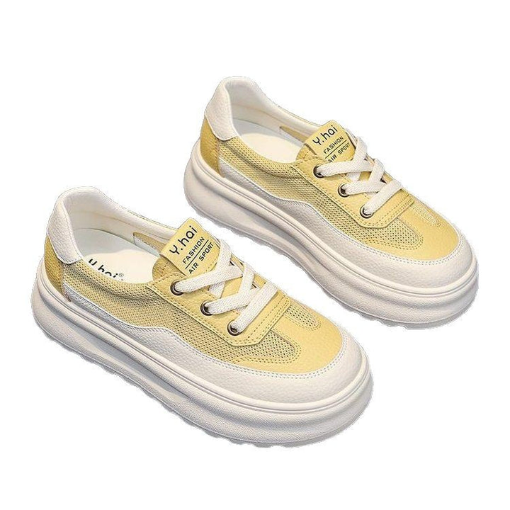 Dame Chunky Sneakers med innovativt plateau og åndbar overfladestruktur Stilla