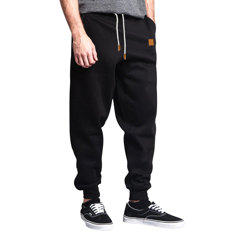 Herrer Sporty Sweatpants med funktionelle lommer og elastisk talje Stilla