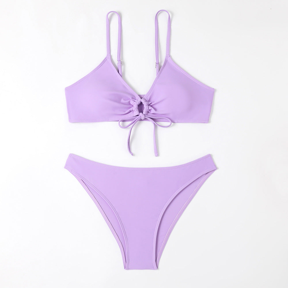 Dame Bikini-sæt med justerbare stropper og høj skæring Stilla