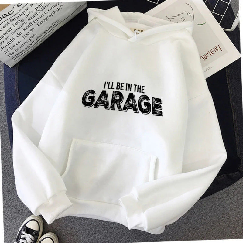 Kvinders Hoodie med Creative Garage Motiv Skovae
