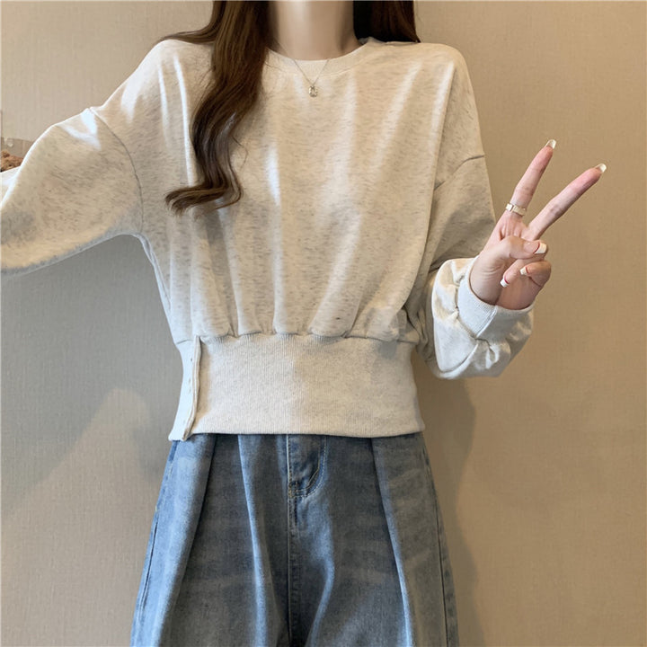 Femme Lækkert Korte Sweatshirt Stilla
