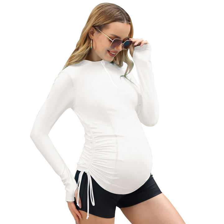 Dame Langærmet Rashguard med Snøre og UV-Beskyttelse Stilla