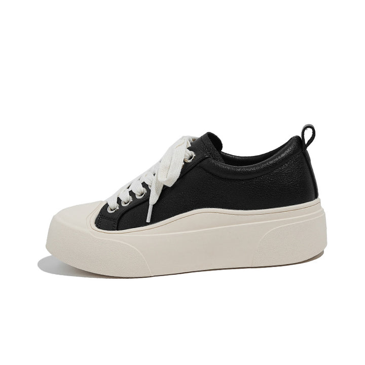 Dame Sneakers med fluffy mesh-overflade og moderne plateau Stilla