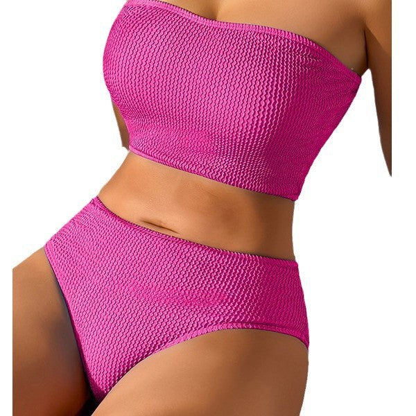 Femme Rippband Bikini Sæt Stilla