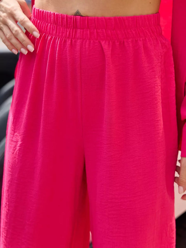 Dame Oversize Bluse med off-shoulder design og flydende snit Stilla