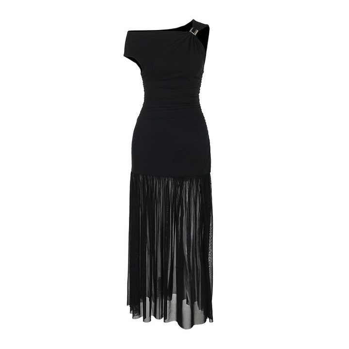 Dame Elegante Off-Shoulder Aftenkjole Stilla