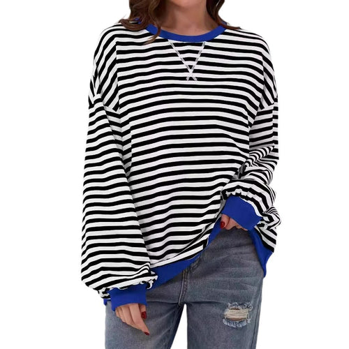 Dame fritidstripet langærmet sweatshirt Stilla