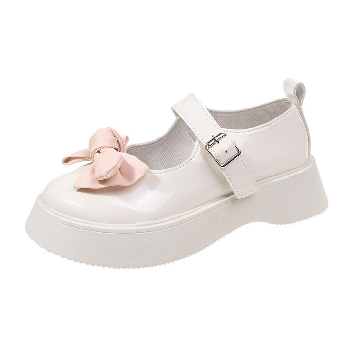 Dame Ballerinas med dekorativt sløjfedetalje og skridsikker sål Stilla