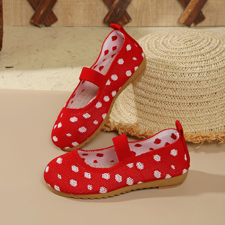 Kvinder Lette Polka Dots Mary Jane Ballerinas Stilla