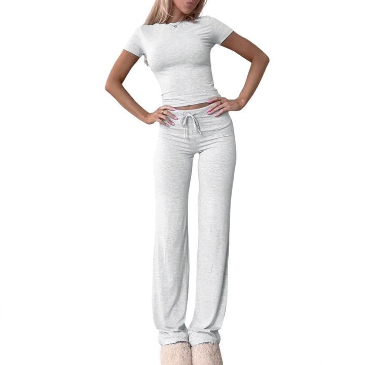 Stilla | Sporty-Set Casual Top Lange Bukser Sæt