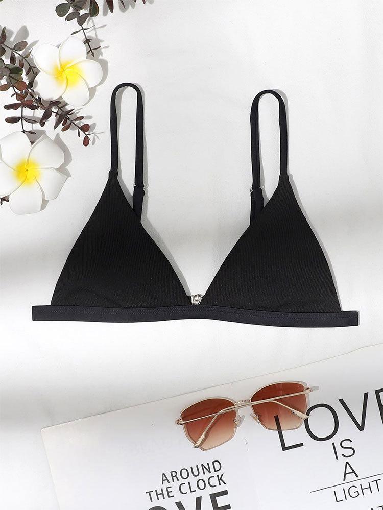 Dame Triangel-Bikini-Bh med justerbare stropper Skovae