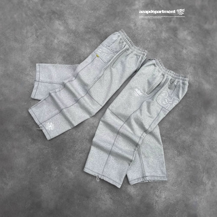 Dame sweatpants med innovativt design og trendy zip-detalje Skovae