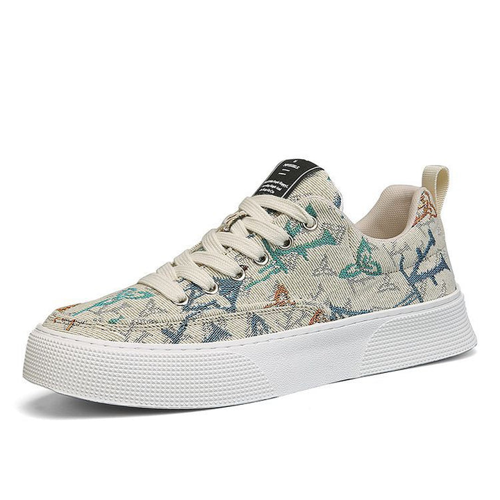 Femme Kunstnerisk Læder Sneakers Stilla