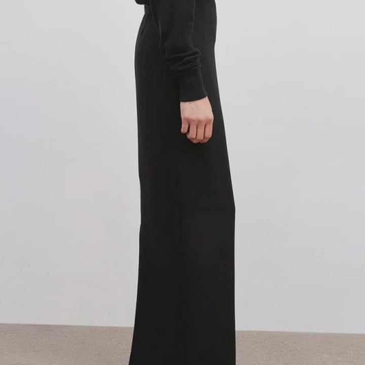 Dame elegant maxi kjole med smalle, flydende snit Stilla