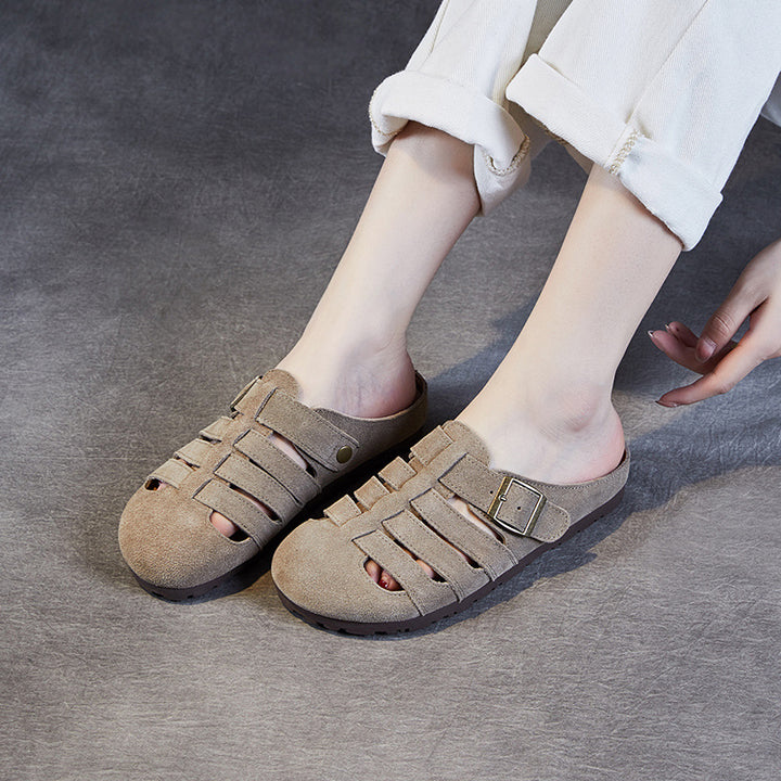 Dame fritid Slip-On sandaler med justerbare spænder Stilla