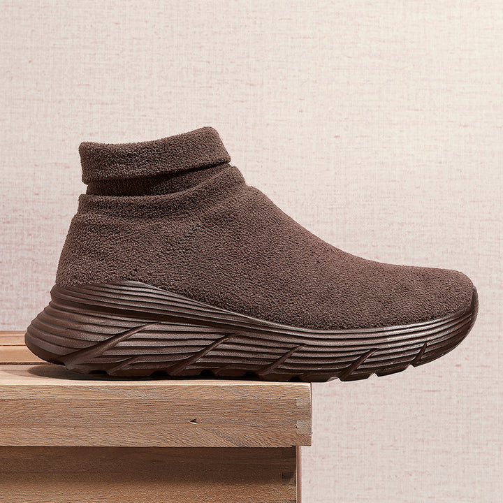 Dame Strik Sko Sneakers med polstret ankelbeskyttelse Stilla