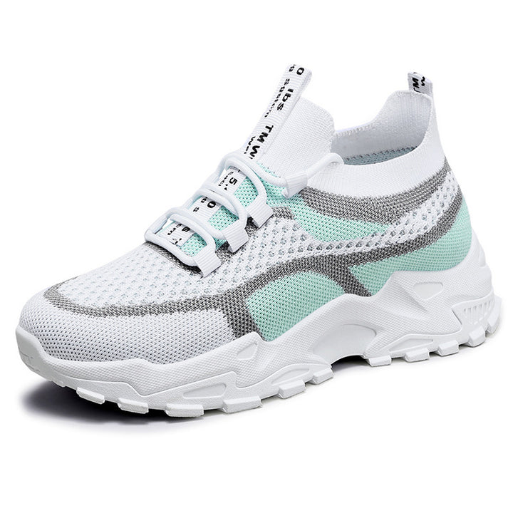 Dame Åndbare Fritids-sneakers med elastisk snørelukning og skridsikker sål Stilla