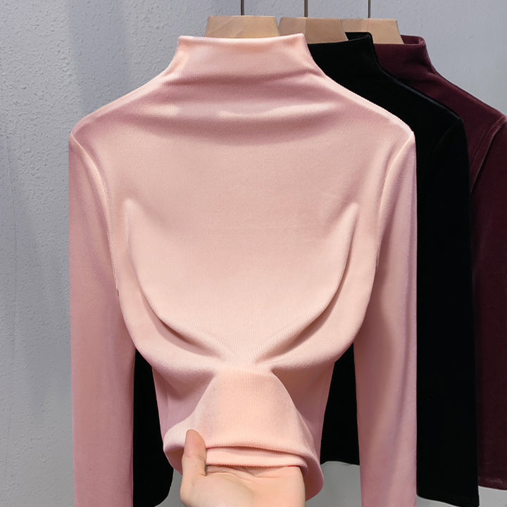 Dame Kvalitets Velour Top Stilla