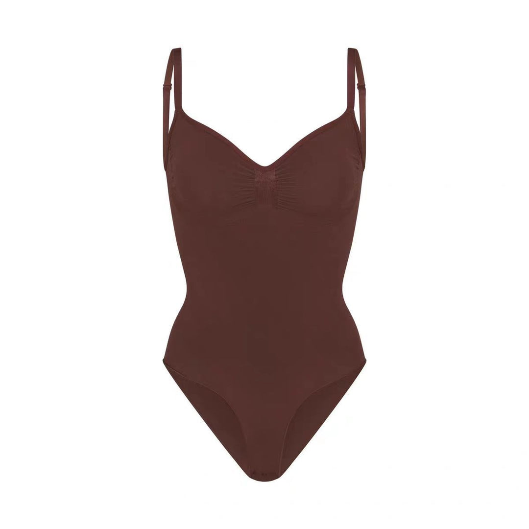 Dame Sømløs Justerbare Stropper Bodysuit Stilla