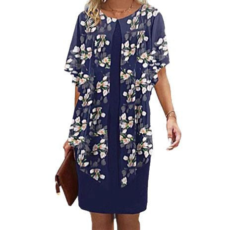 Dame Strandkjole med blomstertop Stilla