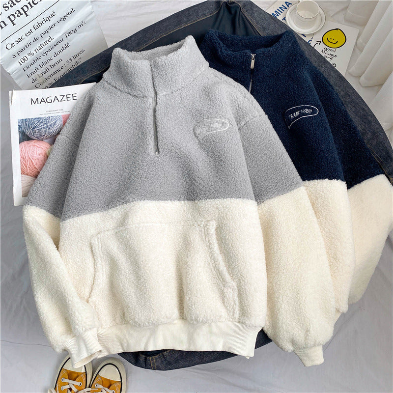 Femme Cozy Farveblok Fleece-Jakke Stilla