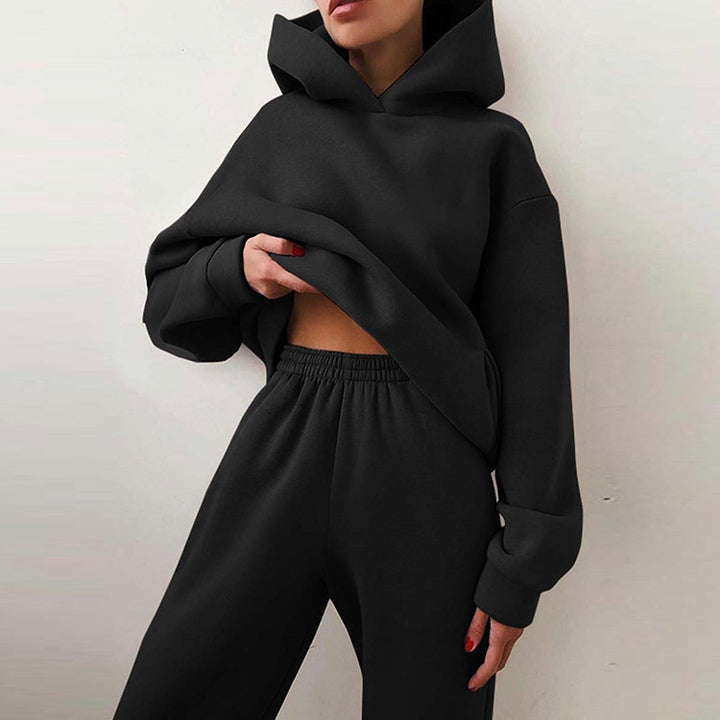 Femme Cozy Oversized Hoodie og Joggingdragt Sæt Stilla