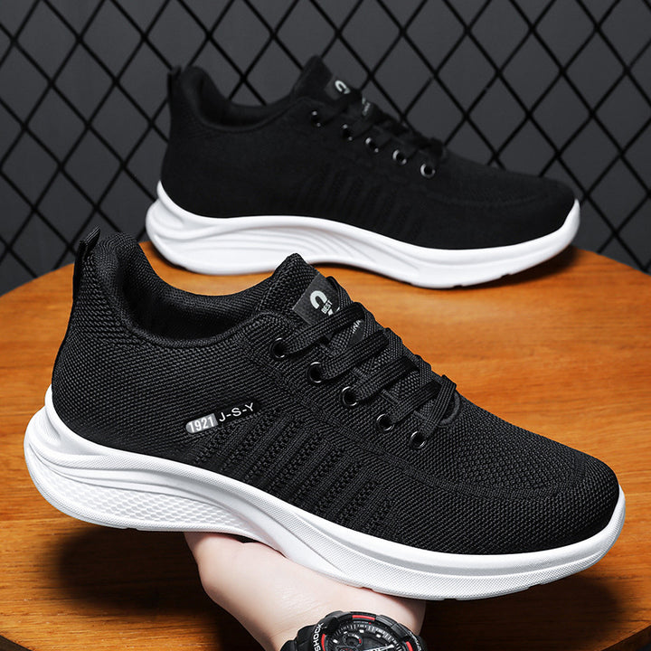 Dame Højkvalitets Sport-Sneakers med elastisk mesh-overdel og stødabsorberende sål Stilla