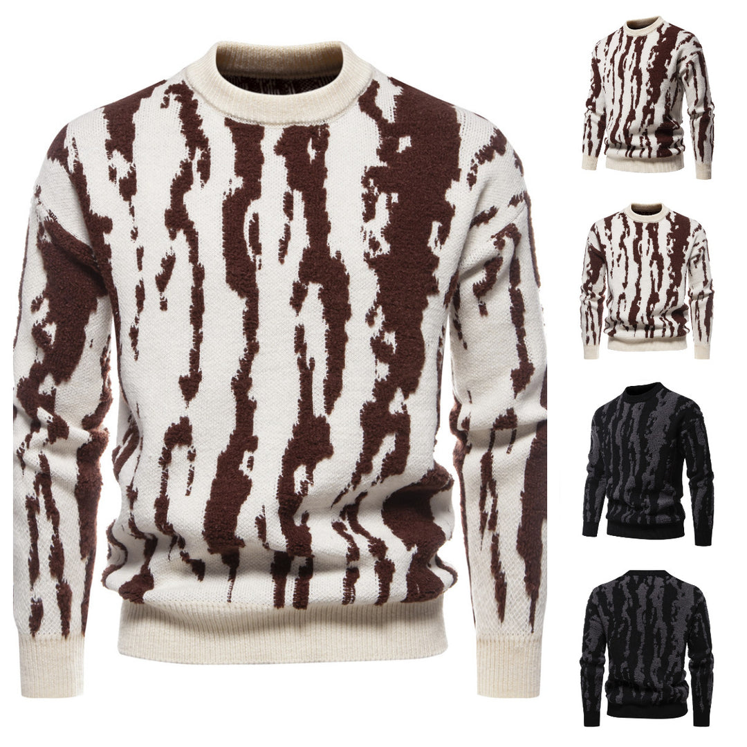 Herre Kunstnerisk Tekstureret Pullover Sweater Stilla