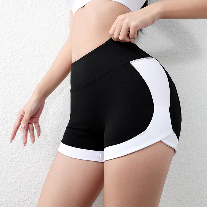 Dame Sporty højtaljede shorts med fugtabsorberende materiale og elastisk talje Stilla