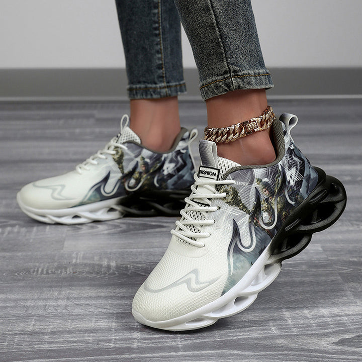 Herrer Grafik Performance Sneakers Stilla