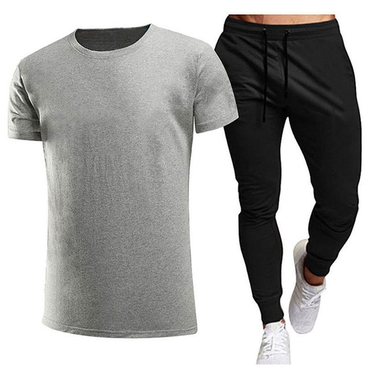 Herrer komfortable fritidsoverdele med shorts Stilla