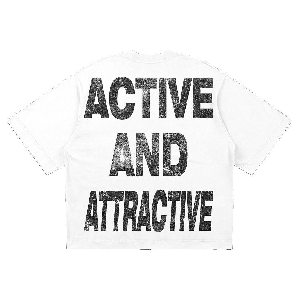 Kvinders Oversized T-Shirt med Dynamisk Sportsdesign Skovae