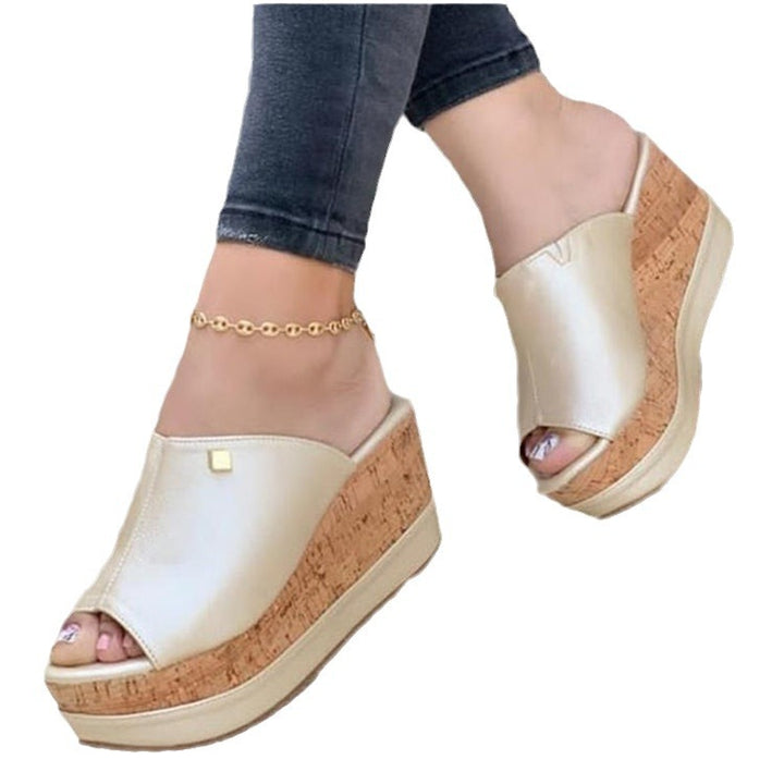 Dame kile-sandaler med elegant korksål Stilla