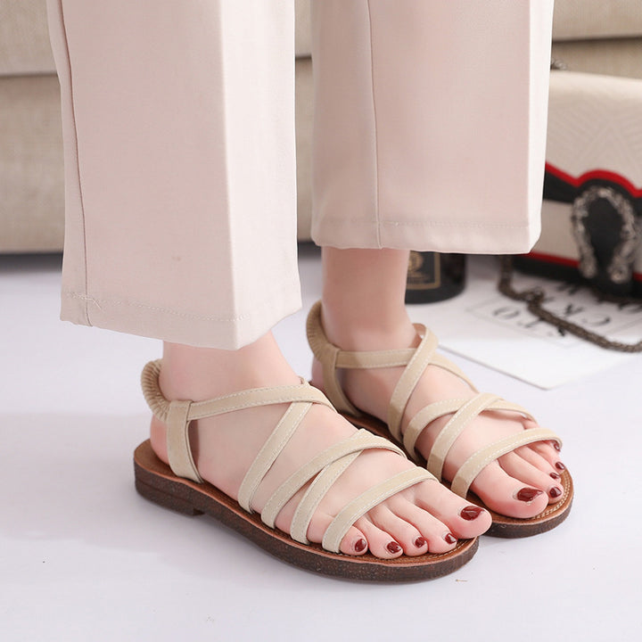 Dame komfortable strand sandaler med justerbare remme og skridsikker sål Stilla