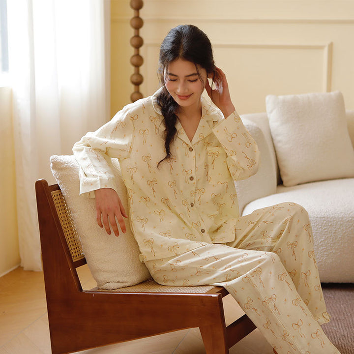 Dame komfortabelt pyjamasæt Stilla