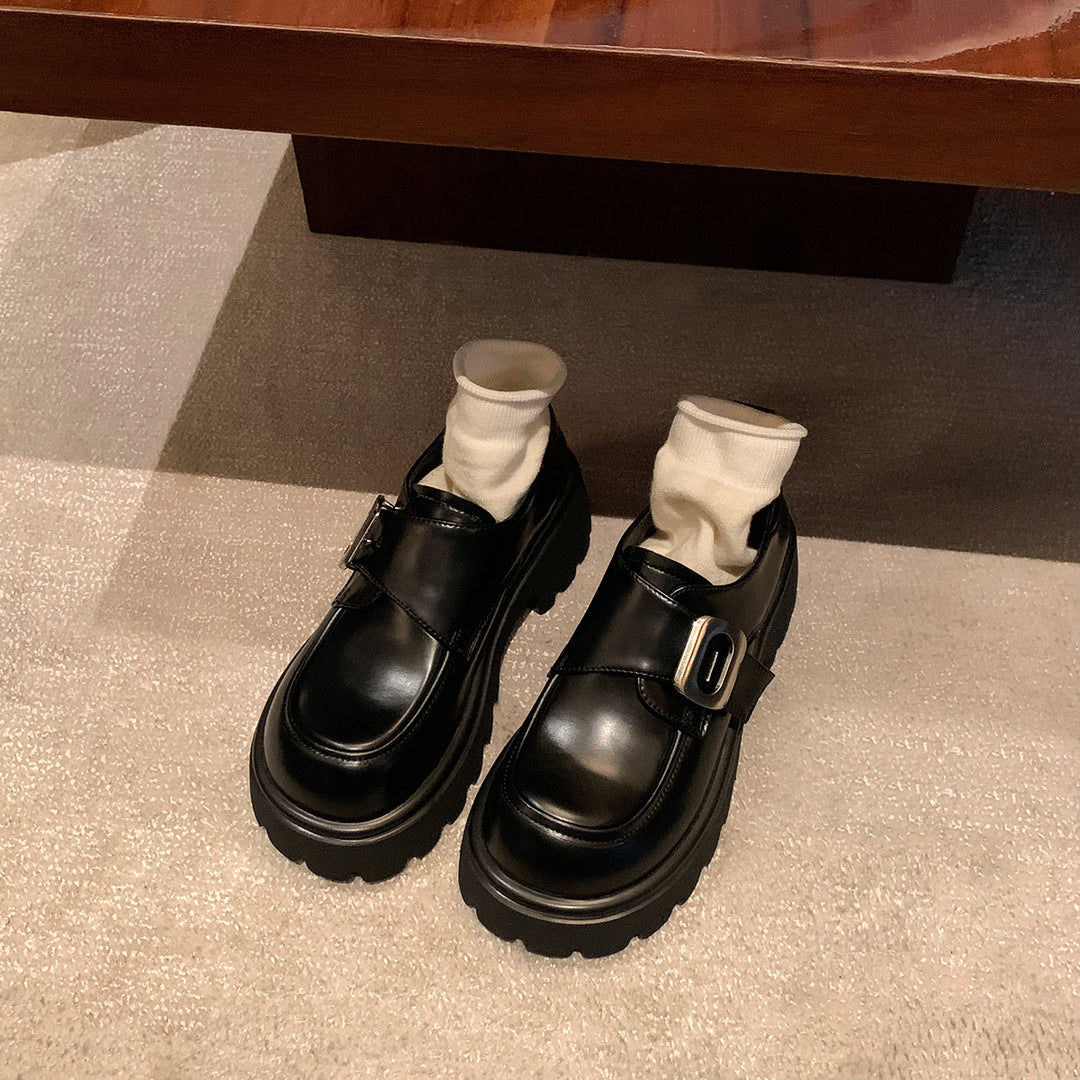 Femme Chunky Platform Spænde Loafers Stilla