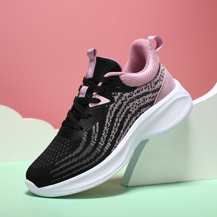 Dame Lettere Åndbare Løbesneakers med Polstret Indersål Stilla