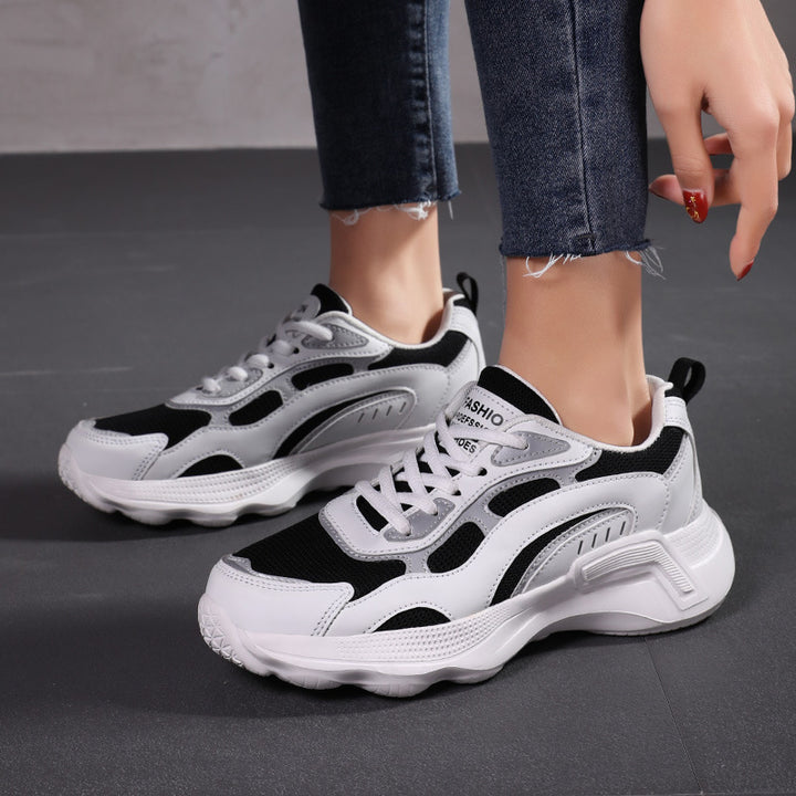 Dame Lettere Mode Sneakers med Stødabsorberingsteknologi Stilla