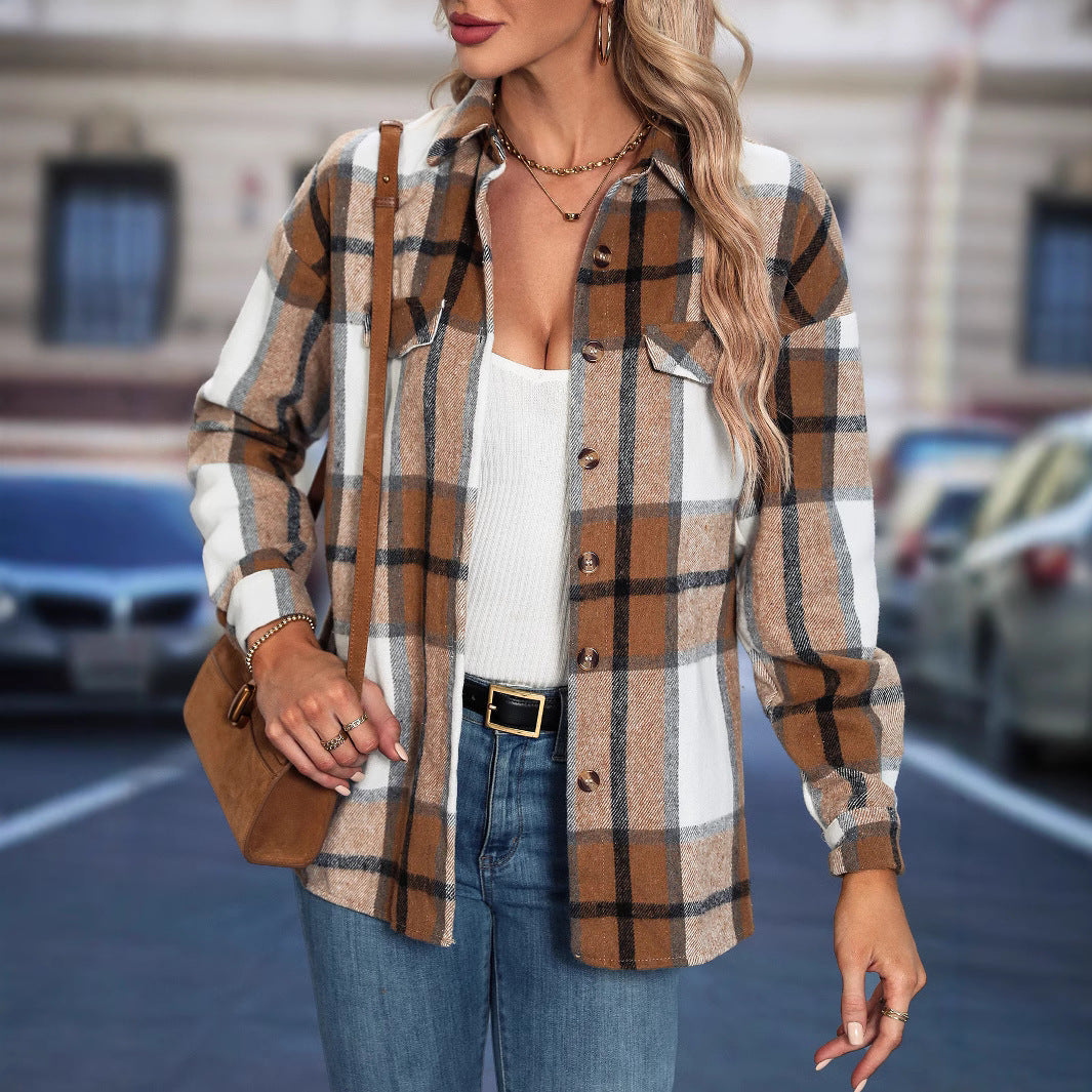 Dame Ternet Overshirt Stilla