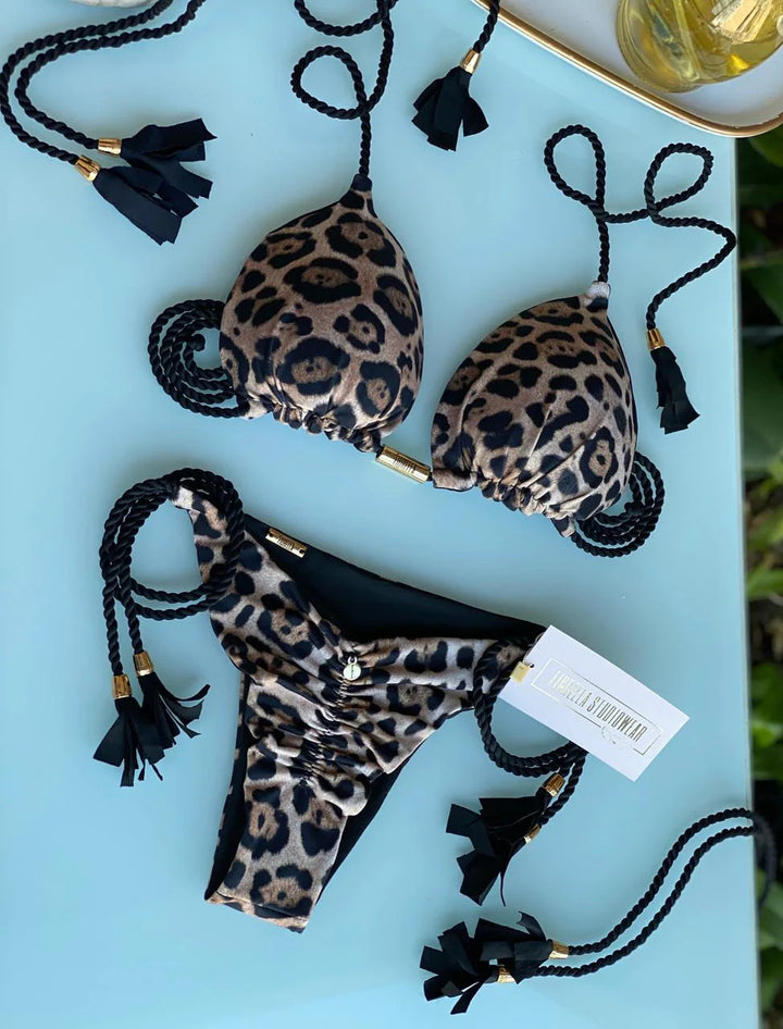 Dame Dyreprint Bikini Sæt Stilla
