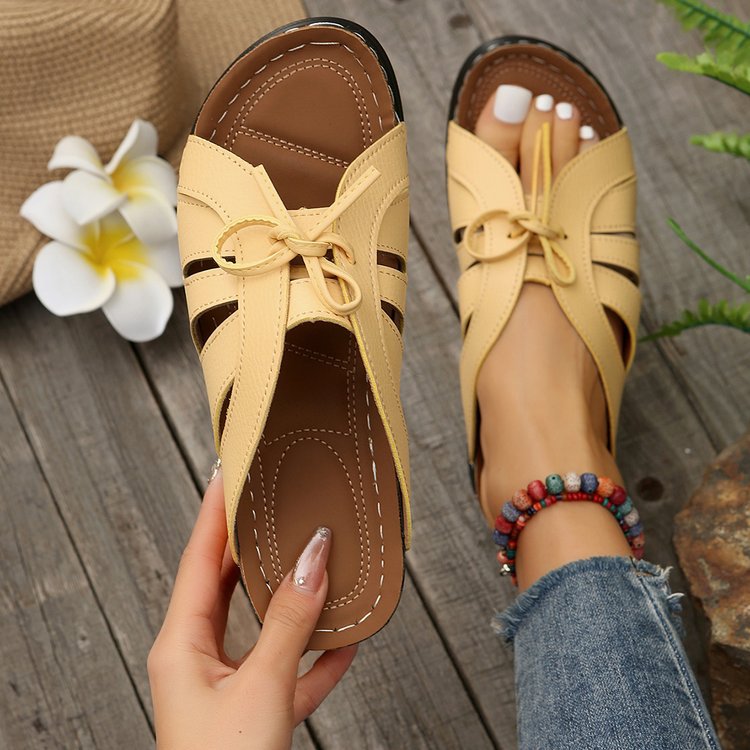 Dame sandaler med flettet design og komfortabel sål Stilla