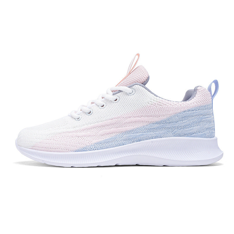 Dame Lettere Alsidige Løbesneakers med Åndbart Strik-Ovenmateriale Stilla