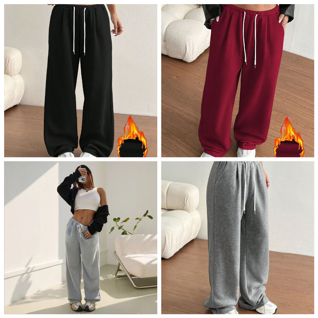 Kvindernes komfortable sweatpants med en afslappet skæring og sidelommer Stilla